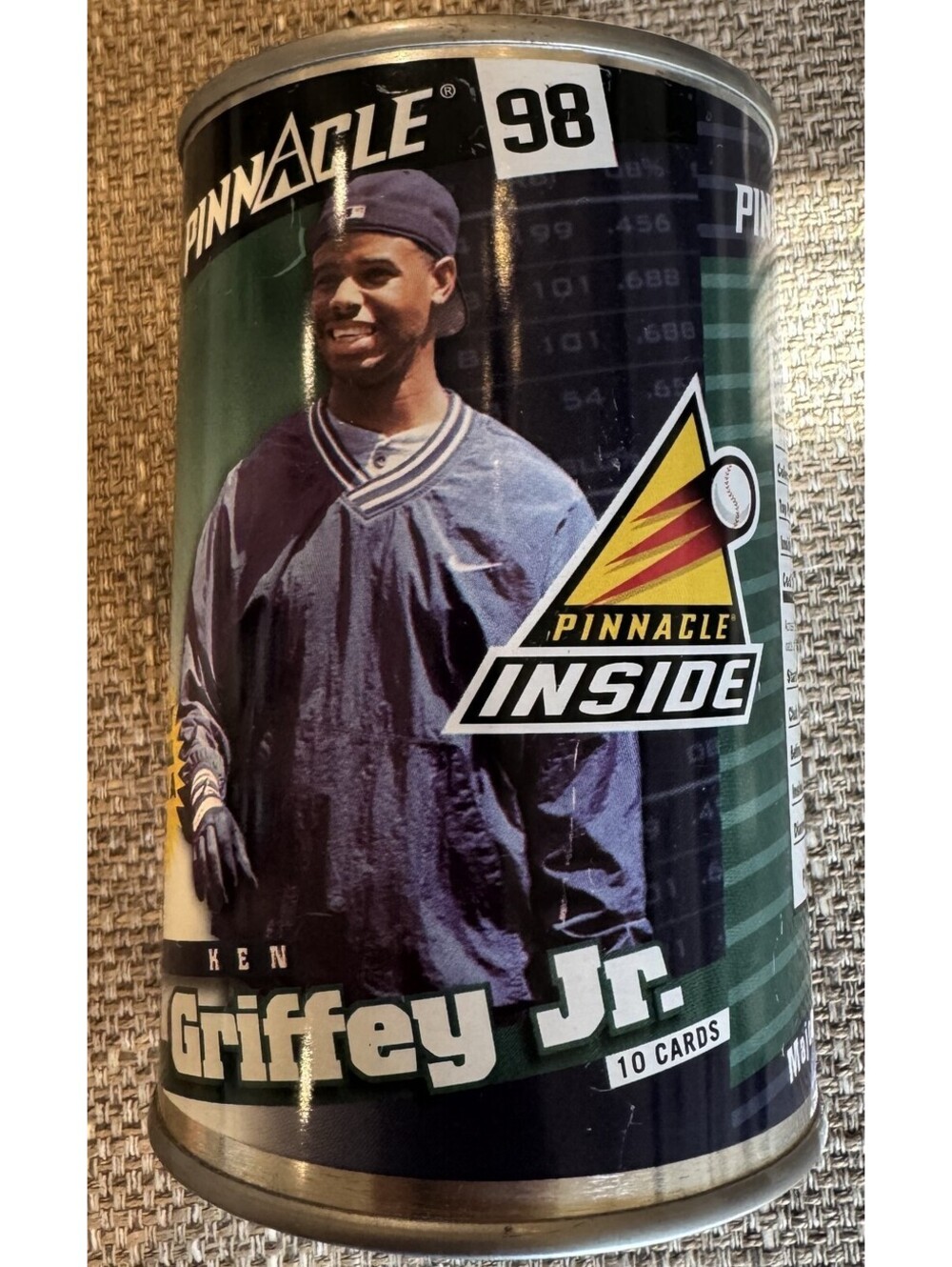 Pinnacle 1998 Ken Griffey Jr. Pinnacle Inside Can 10 Cards